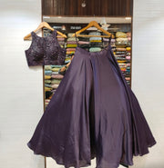 Sparkly blouse with Skirt