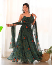 Green Bhandani Dress